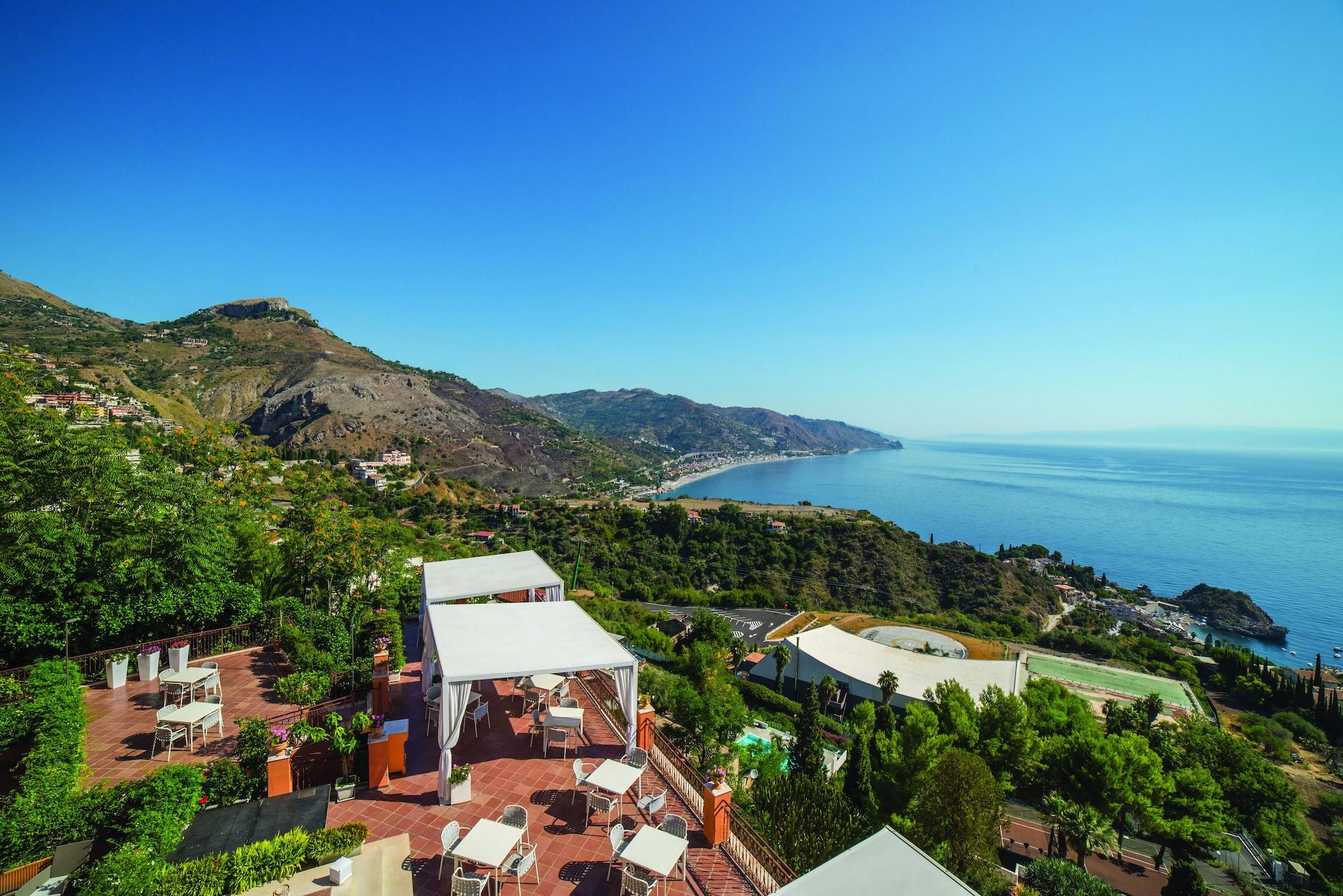Grand Hotel Miramare Taormina Bagian luar foto