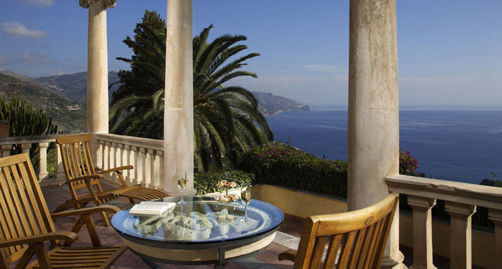 Grand Hotel Miramare Taormina Bagian luar foto